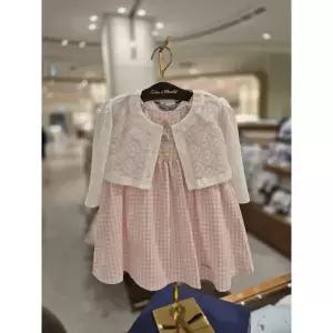 [쇼콜라](강남점)쥬엘체크원피스 릴리가디건세트 (TTOMOE103PSET)