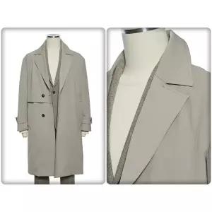 [롯데백화점]레노마 [트렌치코트]간절기 필수 세미오버 베이지 로브 트렌치 코트 RPIMBH03A DR4470