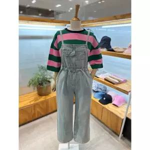 [레코브](김해점)허리스트링 데님 멜빵팬츠(LC31E4DM501X)