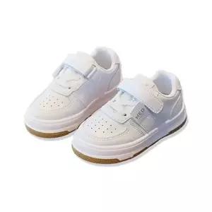 논슬립 둥근코 찍찍이 화이트 아동 운동화 205393-WFFPM93