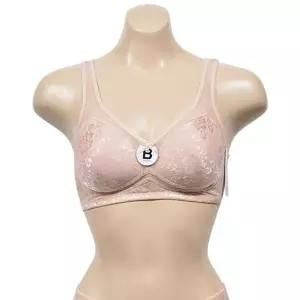 폭스 조끼형 브라 망사레이스 플라워자수 B컵 (WFH2ILY)