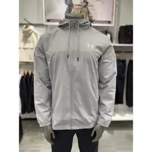 [언더아머](대전신세계)1390149-011 그레이 남성 UA 라이벌 우븐 윈드브레이커 발수 방풍 바람막이