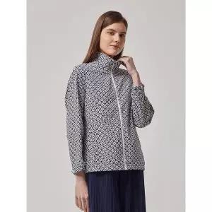 [크로커다일레이디]네이비 기하학 프린트 캐주얼 점퍼 CLCMJP213_P385198576