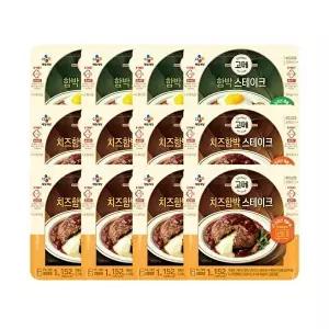 [CJ제일제당][T]고메 함박스테이크 152g x4개+치즈함박 152g x8개