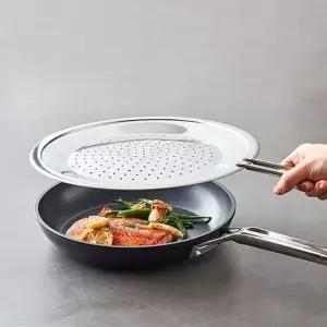 한샘 스테인리스 프라이팬 덮개 멀티 튐방지 뚜껑