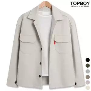 울 라이크 오버핏 트러커 자켓 TC018)