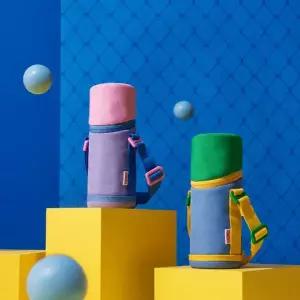 [써모스][설맞이행사][신규색상추가]써모스 스트랩 보틀커버 TKKA-001K