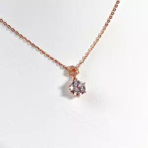 [샤밍주얼리]7부 다이아 목걸이 GIA 천연 기념일 선물 라비앙 로즈 프로포즈 결혼 예물 여자 친구