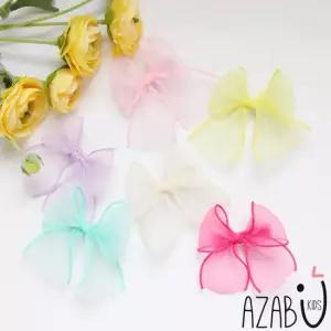 [아자브키즈] 칸 리본 핀 여아 아동 헤어 악세사리