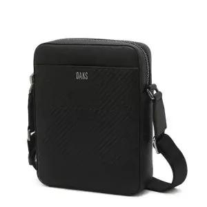 [롯데백화점]닥스 액세서리 (선물포장) 블랙 소가죽 미니크로스백 (DBBA5F319BK)