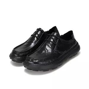 [BABARA][본사운영] 바바라 HOMME 소가죽 밴딩 남성로퍼 3cm_BMH104