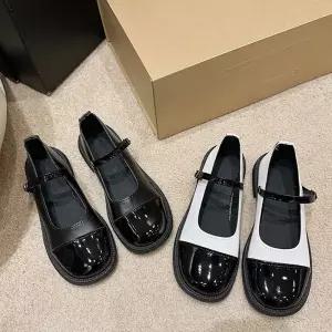 여자 로퍼 2cm 225-250mm 에나멜 로우 단화 메리제인 워커