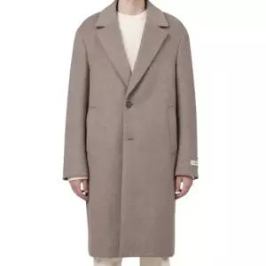 [롯데백화점]본 남성 F/W 베이지 캐시미어 세미오버 싱글 코트 BN3WHA563BE