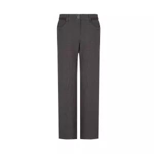 [크로커다일 레이디] 스웨이드 배색 벨트고리 장식 일자핏 팬츠_CLDWPT104