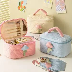 [더봉]튤립 코듀로이 화장품 파우치 2종 (손목핸디) 3컬러