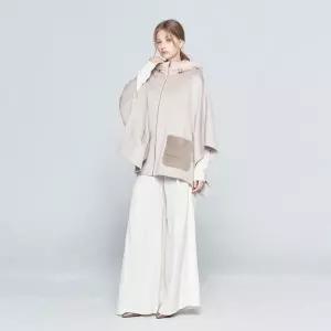 [사바티에](강남점)밍크 구스콤비 울 케이프 (P25030SS)