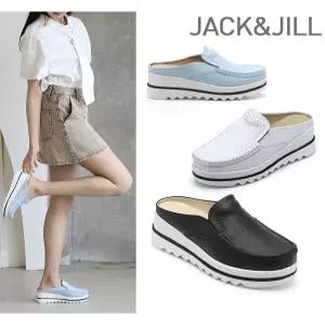 [잭앤질]잭앤질 소가죽 패턴라인 뮬슬립온(JA3114)