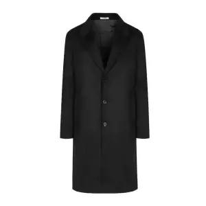 [롯데백화점]로가디스 울/캐시미어 핸드메이드 싱글 체스터 코트 - 블랙 RX5930P645