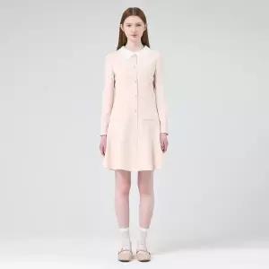 [롯데백화점]케네스레이디 레이스 카라 포켓 플레어 원피스 (EWOPNB09)