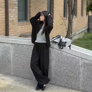 [제작/빅사이즈]이블렛 슈에브 루즈핏 후드 팬츠 트레이닝 세트 제이스타일