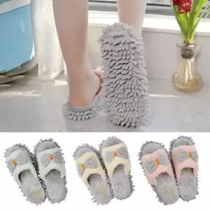 극세사 청소 실내화 바닥 청소걸레 슬리퍼 (WFJZ6L9)