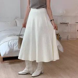 [하프클럽/]여자 후레아 나들이 골지 니트치마 롱스커트