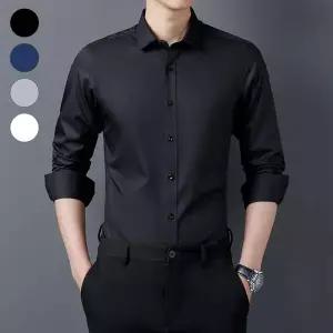 구김없는 남자 정장 와이셔츠 옥스포드 무지 남방 링클프리