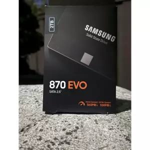 삼성 SAMSUNG [세금포함] [정품] 870 EVO 2TB 2.5 SATA III Internal SSD 솔리드 스테이트 드라이브[세금포