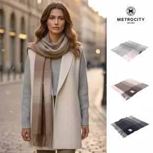 [롯데백화점]메트로시티 그라시아 울 캐시미어 머플러 MMFD-5805