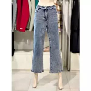 [갤러리아] 크로커다일레이디 뒷포켓 자수 와이드핏 데님팬츠 CLESDP103