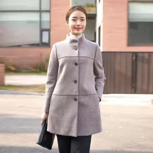 [모슬린]엄마옷 울차이나 코트 516FGH042 마담중년여성빅사이즈50대60대