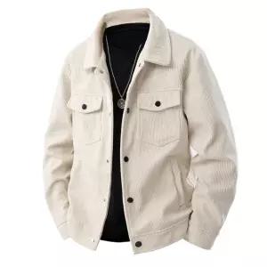 남성 코듀로이 셔츠형 자켓 빅사이즈 골덴 캐쥬얼 아우터 WI232J