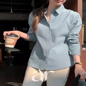 무지베이직 겨울 기모 셔츠 기본셔츠 출근룩 데일리코디 하객룩 데일리룩 데이트룩 나들이룩 bs8522