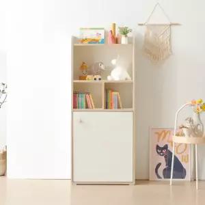 세빈 4단 장난감 오픈수납장 600 도어일체형