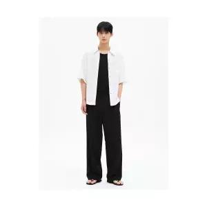 에잇세컨즈 8SNDS 매일슬랙스 와이드핏 베이직 슬랙스 블랙 425721LY35 331962