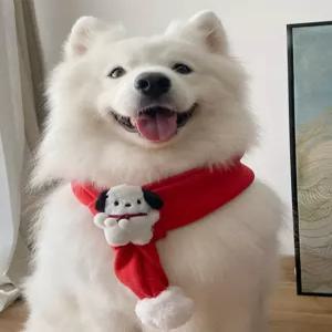 틴다샵 강아지목도리 스카프 뜨개 강아지 목도리