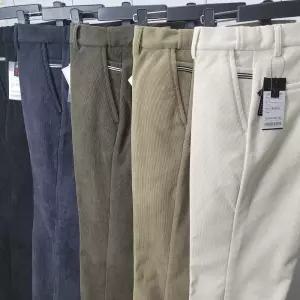 남자 골덴 기모스판바지 코듀로이 골프바지