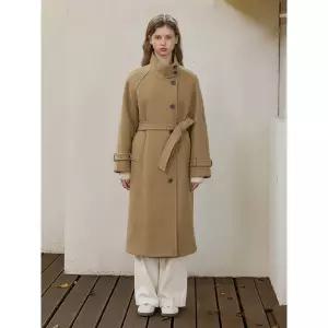 [올리브데올리브](광주신세계)하이넥 부클 롱코트 OE5WHB63