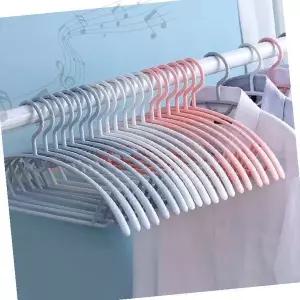 플라스틱 옷걸이 세트 미끄럼방지 어깨뿔방지 라운드형 논슬립 의류정리 옷장수납 행거