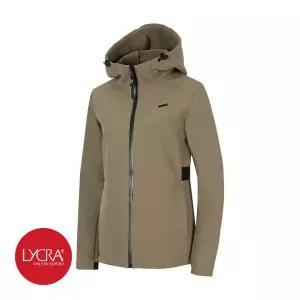 제옥스 여성 스포츠 웜 시그니처 트랙수트 후드 자켓(피치기모 / 라이크라) 카키