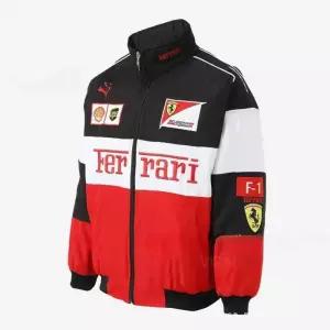 페라리자켓 F1 레이싱 바이크 바람막이 레트로 페라리