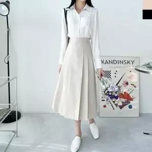 큐롯 미니스커트 5부 정장스커트 빅사이즈 치마 20대 (WFJ4XM6)