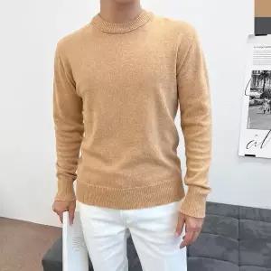 캐쥬얼 데이트 티셔츠 20대 니트 라운드니트 겨울 봄 (WFJ4YIC)