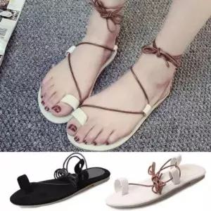 여성 샌들 스트랩 키높이 끈 푹신한 WFICLKN