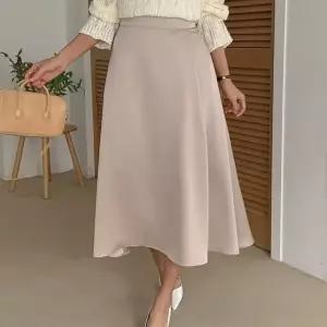 [하프클럽/]빅사이즈 512 데일리실키새틴롱스커트 DLTS748