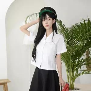 (구매) 여자 옛날교복 하복 상의교복 학생복