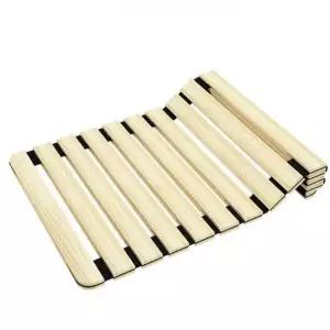 침대나무 매트 접이식 프레임 목재 하드 침대 허리 딱딱한 저상형 편백나무 리안 깔판