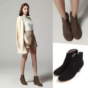 스웨이드 앵글부츠 WE98158