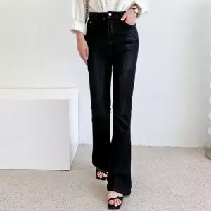 [하프클럽/]슬림 여자 청바지 스판 부츠컷 데님 팬츠 여성 청바지