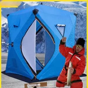 빙어 낚시 텐트 원터치 빙어텐트 돔형 큐브텐트 방수 빙어낚시 이글루 낚시텐트 얼음낚시